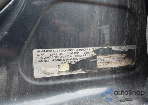 2010 Volkswagen Jetta S from USA, damaged, VIN 3VWKX7AJ6AM670412